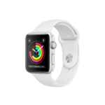 Часы Apple Watch Series 3 38mm Aluminum Case with Sport Band White [MTEY2RU/A]