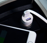 Автомобильная зарядка Rock Sitor 2xUSB 2.4A одновременная зарядка двух устройств