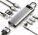 Многопортовый хаб 11 в 1 Baseus Metal Gleam Series (USB Type-C, HDMI, VGA, LAN RJ-45, USB 3.0, Картридер, аудио jack 3.5mm)
