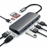 Адаптер USB type C to USB 3.0 x3, HDMI, LAN  Baseus Almighty Hub (ACBOOK2-0V) - мультифункциональный хаб