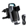 Держатель с беспроводной зарядкой Baseus Milky Way Electric (15W)