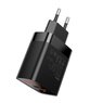 Сетевая зарядка Baseus Mirror Lake 2 USB Dual QC Digital Display