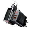 Сетевая зарядка Baseus Mirror Lake 2 USB Dual QC Digital Display