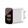 Сетевая зарядка Baseus Mirror Lake 2 USB Dual QC Digital Display
