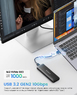 Универсальный переходник (внешний бокс) M.2 NVMe PCI-E, M.2 NGFF SATA - USB 3.2 Type-C ORICO Universal Sensa Black Box (Gen 2x1 10 Gbps)