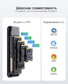 Универсальный переходник (внешний бокс) M.2 NVMe PCI-E, M.2 NGFF SATA - USB 3.2 Type-C ORICO Universal Sensa Black Box (Gen 2x1 10 Gbps)