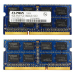 Оперативная память DDR3 4Gb 1333 Mhz Elpida EBJ41UF8BCS0-DJ-F So-Dimm PC3-10600 для ноутбука
