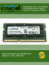 Оперативная память DDR3 4Gb 1333 Mhz Crucial CT51264BF1339.M16FMD So-Dimm PC3-10600 для ноутбука