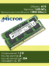 Оперативная память DDR3 4Gb 1600 Mhz Micron MT16JTF51264HZ-1G6M1 PC3-12800S So-Dimm для ноутбука