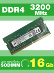 Оперативная память DDR4 16Gb 3200 Mhz Micron MTA8ATF2G64HZ-3G2E2 PC4-3200AA So-Dimm для ноутбука