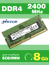 Оперативная память DDR4 8Gb 2400 Mhz Micron MTA8ATF1G64HZ-2G3B1 PC4-2400T SoDimm для ноутбука