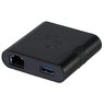 Мини док-станция Dell USB-C Adapter DA200 c разъемом USB Type-C (HDMI, VGA, USB 3.0, LAN))