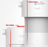 Складной чайник Xiaomi Deerma Liquid Heater (Electric Heat Kettle) DEM-DH207