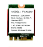 Адаптер с радиатором WiFi 6E Intel AX210NGW (M.2, N, AC, AX, 2.4 Gbps, 2.4/5/6Ghz, Bluetooth 5.2)
