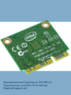 Адаптер WiFi Intel Dual Band Wireless-AC 3160HMW (Mini PCI-E half-size, B/G/N/AC, 433 Mbit/s, 2.4/5 Ghz)