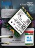 Игровой двухдиапазонный M.2 WiFi адаптер Intel Killer 1650x (2.4 Gbps, 2.4/5 Ghz, Bluetooth 5.2)