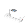 Сетевой фильтр LDNIO SN5311W в боксе (Беспроводная зарядка, 5 портов, USB Type-C, USB-A x2) 2 метра, белый