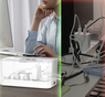 Сетевой фильтр LDNIO SN5311W в боксе (Беспроводная зарядка, 5 портов, USB Type-C, USB-A x2) 2 метра, белый