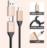 Переходник (внешний бокс) M.2 NVMe PCI-E - USB 4 (Thunderbolt 3, 4) Orico AluMetal Rose Gold Brick Box 40Gbps