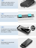Внешний корпус (бокс) USB4 (Thunderbolt 4, 3) Blueendless M.2 NVMe ColdBox Enclosure Black 40 Gbps