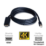 Кабель Thunderbolt (Mini DisplayPort) to HDMI (4K, 3840 × 2160)