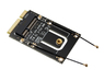 Переходник Mini PCI-E - M.2 WiFi E-ключ 2230 с переходником антенн