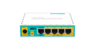 Роутер Ethernet с PoE питанием Mikrotik hEX PoE lite (100 Mbps, 5 портов) RB750UPr2