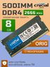 Оперативная память DDR4 8Gb 2666 Mhz Crucial CT8G4SFRA266 PC4-21300 So-Dimm для ноутбука