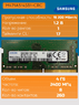 Оперативная память DDR4 4Gb 2400 Mhz Samsung M471A5143SB1-CRC PC4-2400T So-Dimm для ноутбука