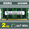 Оперативная память DDR2 2Gb 667 Mhz Samsung M470T566QZ3-CE6 PC2-5300 So-Dimm для ноутбука