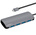 Адаптер-переходник MOMAX 5 in 1 DHC9D USB Type-C to USB 3.0 x4, USB-C