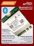Адаптер WiFi + Bluetooth MediaTek MT7921 (M.2, AX, AC, 1200 Mbps, 2.4-5GHz, Bluetooth 5.2)