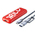 Внешний бокс (переходник) M.2 NVMe PCI-E - USB Type-C, USB 3.0 Orico Glare Red Box