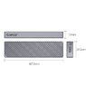 Универсальный переходник (внешний бокс) M.2 NVMe PCI-E, M.2 NGFF SATA - USB 3.2 Type-C ORICO FullV Grey Box (Gen 2x1 10 Gbps)