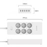 Сетевой фильтр с USB зарядкой Orico Surge Protector 4000W With USB Charger 40W