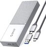 Внешний бокс (переходник) M.2 NVMe PCI-E - USB 3.2x2 Type-C Orico Silver Aluminum Alloy