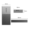 Переходник (внешний бокс) M.2 NVMe PCI-E - USB 4 (Thunderbolt 3, 4) Orico AluMetal Brick Box 40Gbps
