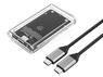 Переходник (внешний бокс) для SSD mSATA ORICO Transparent Enclosure Box
