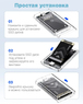Переходник (внешний бокс) для SSD mSATA ORICO Transparent Enclosure Box