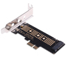 Контроллер переходник PCI-E 3.0 x1 - M.2 PCI-E NVMe M Key с планкой