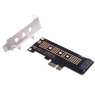 Контроллер переходник PCI-E 3.0 x1 - M.2 PCI-E NVMe M Key с планкой