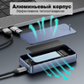 Внешний бокс (переходник) M.2 NVMe PCI-E - USB 4 (Thunderbolt 3, 4) Phixero ColdBrick Grey Box