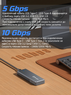 Внешний корпус для SSD M.2 NVMe Meetiger IceTiger USB Type-C - USB 3.0 (Type-A)