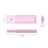 Переходник (внешний бокс) M.2 NVMe PCI-E - USB 3.1 Type-C Gen2 Orico Eye STS Pink Box