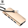 Адаптер USB type C to USB 3.0 x3, HDMI, LAN  Baseus Almighty Hub (ACBOOK2-0V) - мультифункциональный хаб