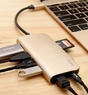 Адаптер USB type C to USB 3.0 x3, HDMI, LAN  Baseus Almighty Hub (ACBOOK2-0V) - мультифункциональный хаб