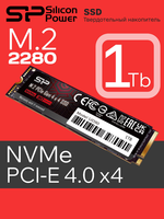Диск SSD 1 Tb Silicon Power UD90 (M.2 NVMe PCI-E M-Key, 2280, PCI-e 4.0x4) SP01KGBP44UD9005