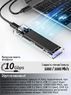 Переходник (внешний бокс) M.2 PCI-E NVME to USB 3.1 Type-C (Gen 2 10 Gbps) Orico Acryl Box Black