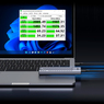 Универсальный переходник (внешний бокс) UGREEN M.2 NVMe PCI-E, M2 SATA NGFF - USB 3.2 Type-C Gen2 20Gbps Shockproof Box