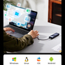 Универсальный переходник (внешний бокс) UGREEN M.2 NVMe PCI-E, M2 SATA NGFF - USB 3.2 Type-C Gen2 20Gbps Shockproof Box